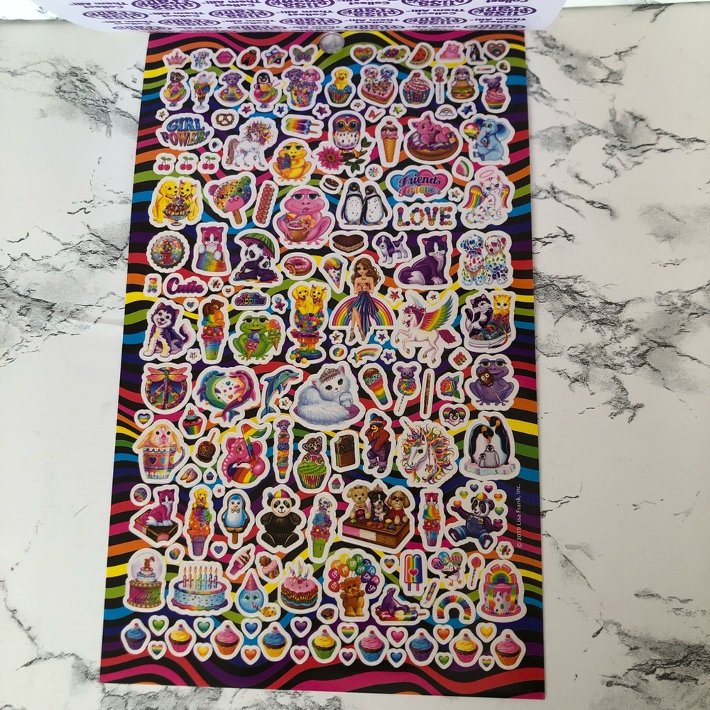 Lisa Frank Sticker Booklet: Over 600 Stickers - Picture 7 of 8